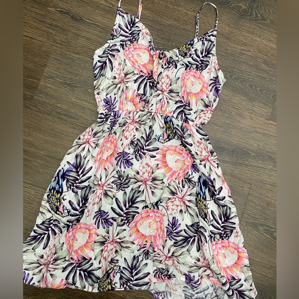 Floral short dress